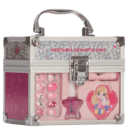 kids makeup kit with aluminum case